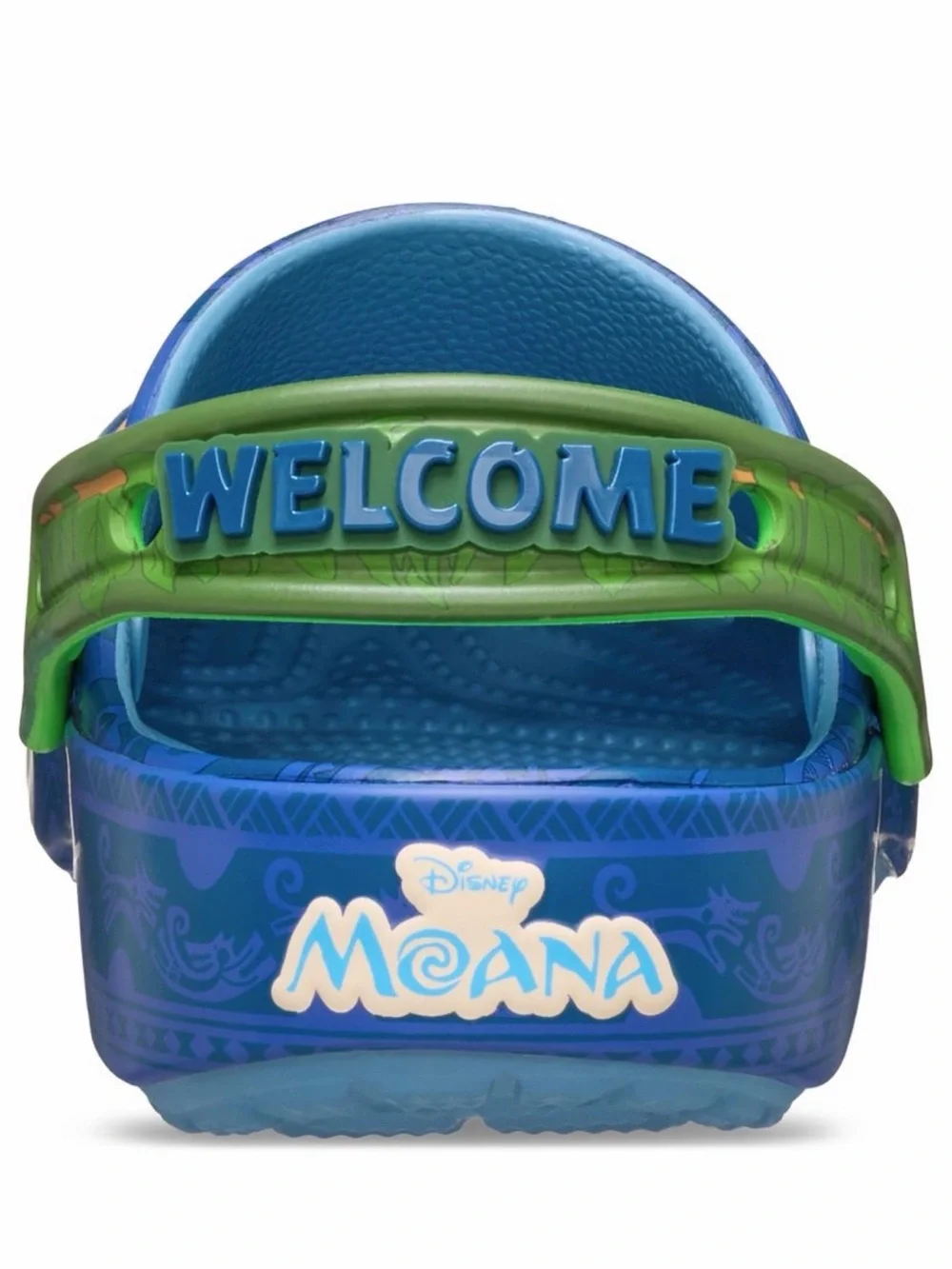 CROCS Blue & Green Disney Kids Clog Sandals with Character Jibbitz